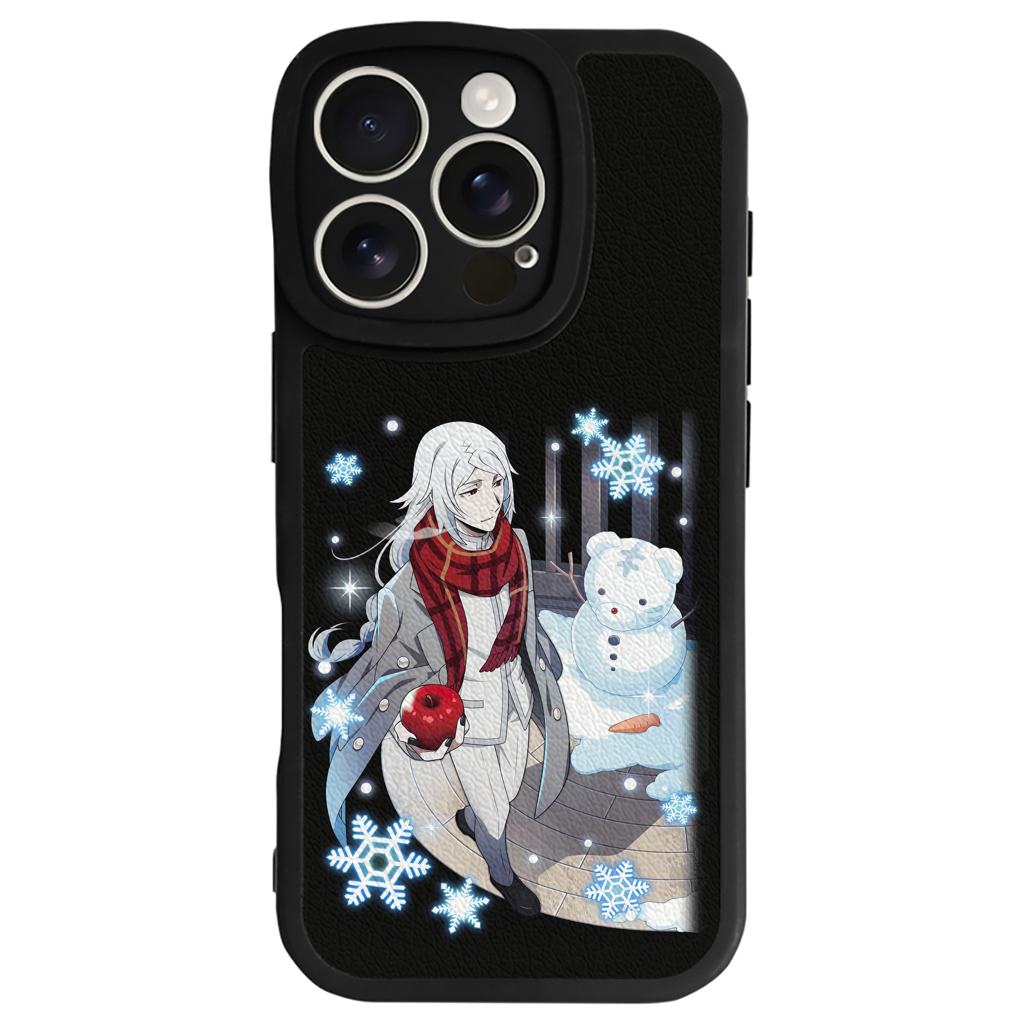 （画像用） 文豪ストレイドッグス Bungo Stray Dogs 【iPhone 16シリーズ対応】シリコンスマホケース（レザー調） 材質：シリコン